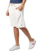 MC2 Saint Barth Man White Cotton Bermuda