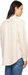 The Letters Beige Western Shirt