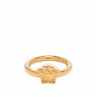 Versace Women's Small Medusa Head Ring in Gold