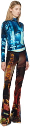 Jean Paul Gaultier Navy 'The Velvet Pigalle' Bodysuit