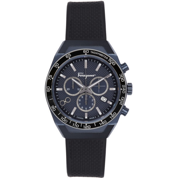 Photo: Salvatore Ferragamo Navy SLX Watch