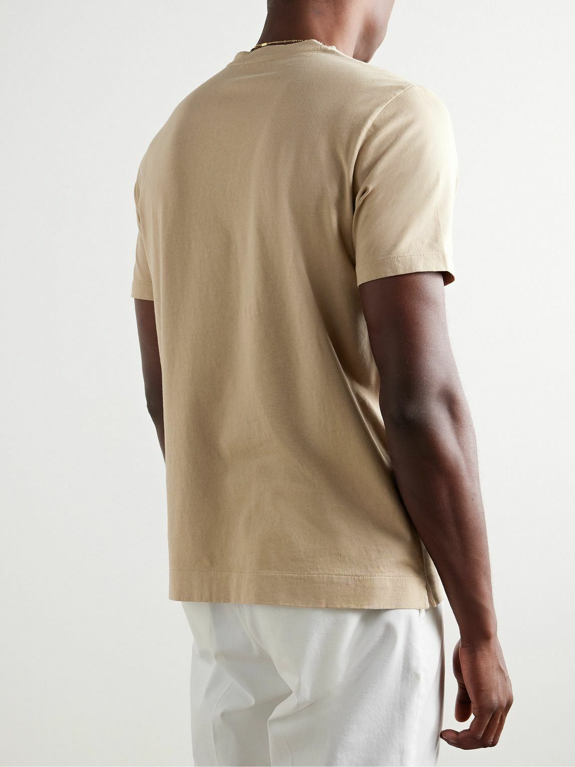 Boglioli - Garment-Dyed Cotton-Jersey T-Shirt - Gray