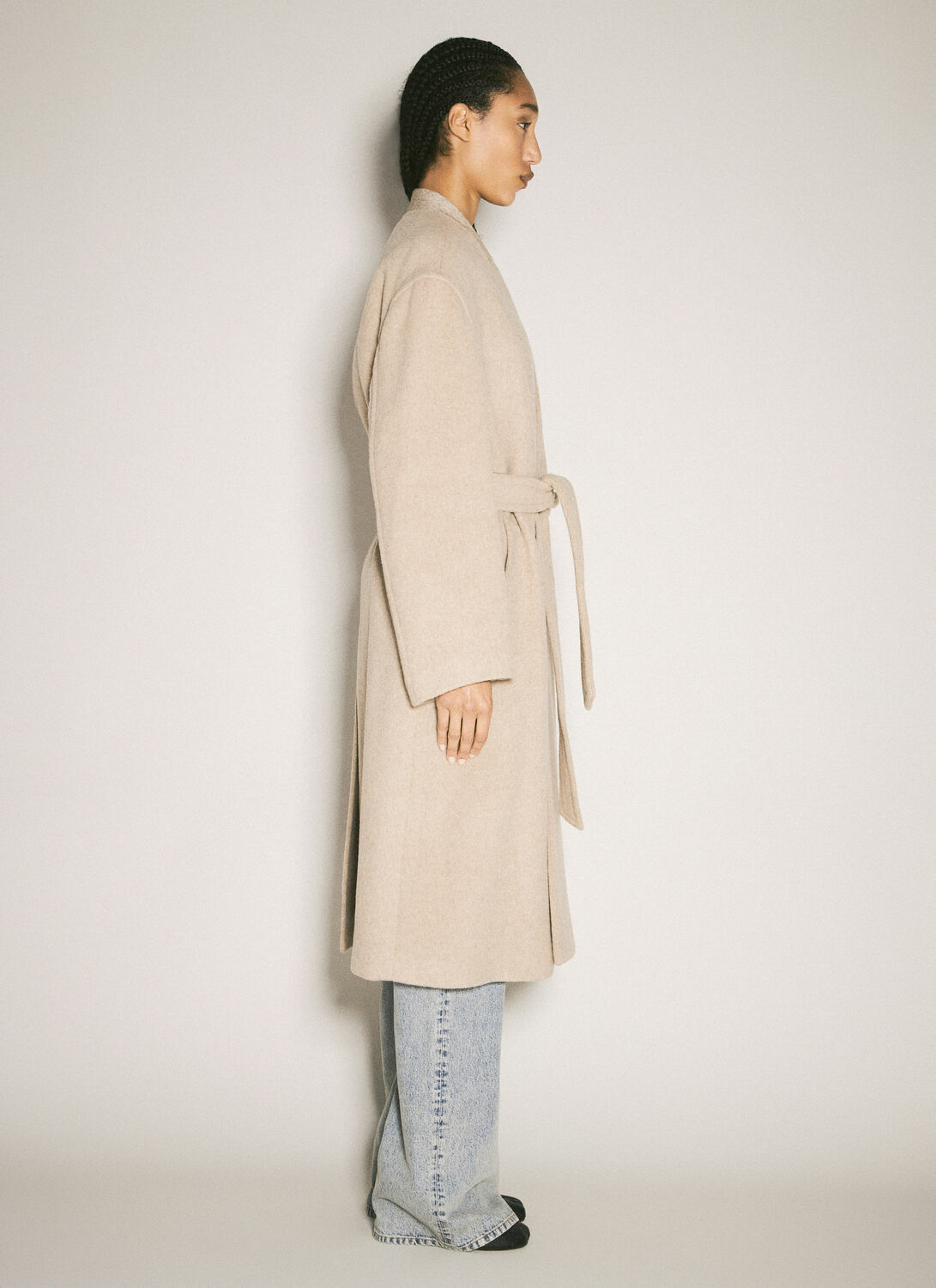 MM6 Maison Margiela Wraparound Belted Coat