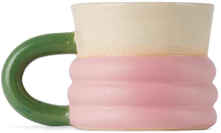 Photo: Milo Made Ceramics Off-White & Pink Lumpy Mug