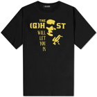 Raf Simons Men's Ghost Print T-Shirt in Black