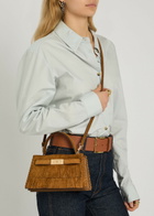 Tory Burch Lee Radziwill Mini Fringed Suede top Handle bag - Tan - One Size