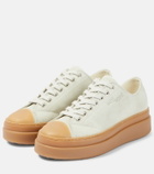 Isabel Marant Austen embossed suede low-top sneakers