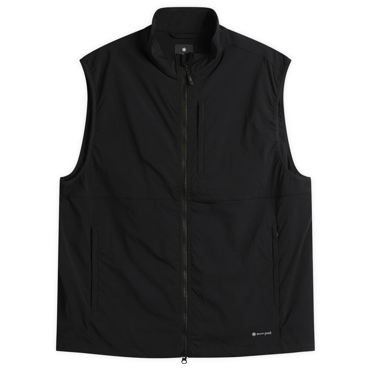 Snow Peak Men's NSD Utility Vest in Black Snow Peak