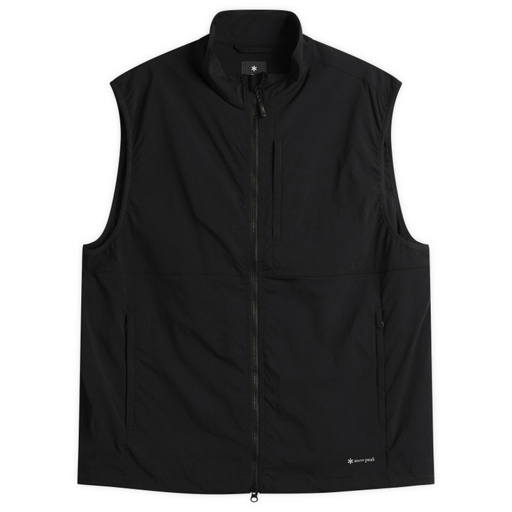 Photo: Snow Peak Men's NSD Utility Vest in Black