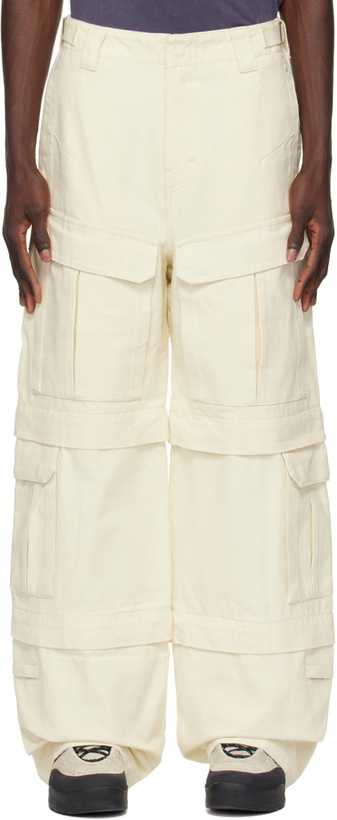 Photo: Entire Studios Beige Carvas Cargo Pants