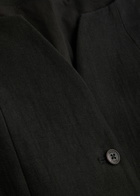 Skall Studio Toni Linen-blend Waistcoat Black
