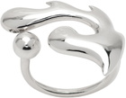 Hannah Jewett Silver Tooth Flower Ring