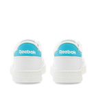 Reebok Men's Court Peak Sneakers in White/Chalk/Classic Teal