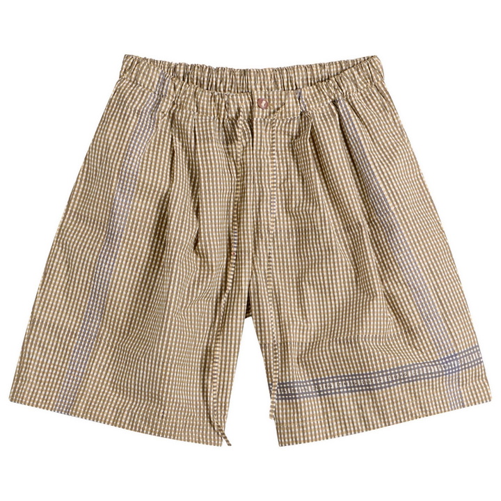 Photo: Story mfg. Women's Lark Shorts in Crispy Bark Gingham