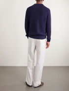 Thom Sweeney - Cotton Polo Sweater - Blue
