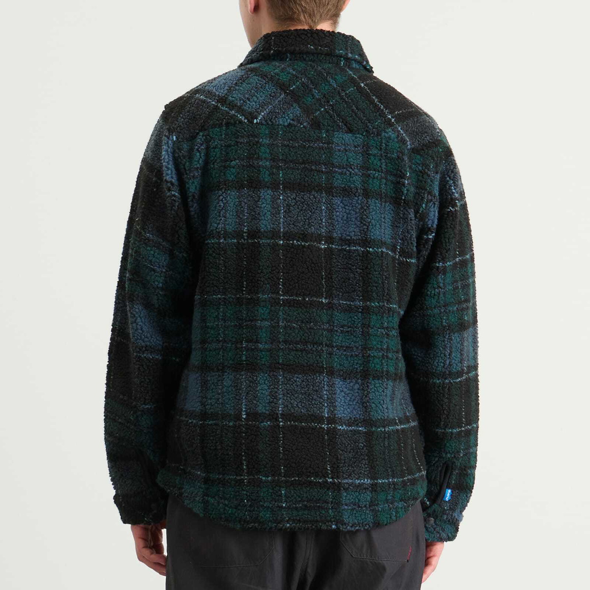 KAVU Men's McCord Creek Fleece Overshirt in Cypress Night