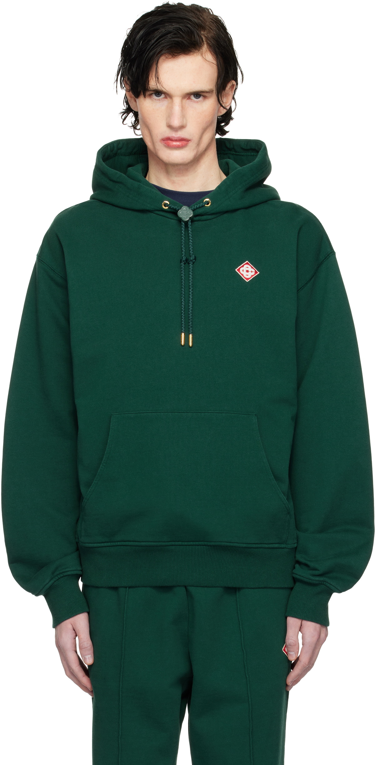 【関税込み】Casablanca グリーン Diamond Logo フーディ green-diamond-logo-hoodie.jpg