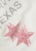 Cole Buxton Paris Texas Printed Cotton T-shirt White