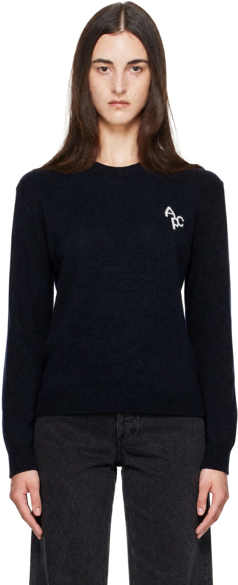 A.P.C. Navy Sonia Sweater