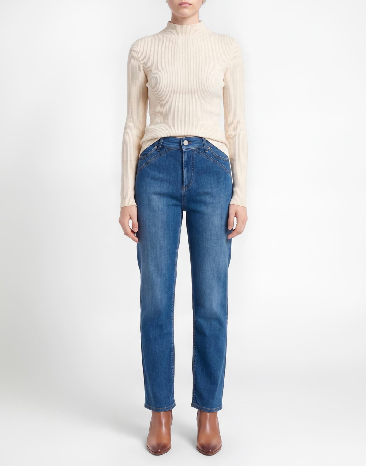 Alessia Santi Womens Jeans in Blue