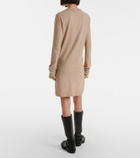 Acne Studios Logo cotton jersey minidress