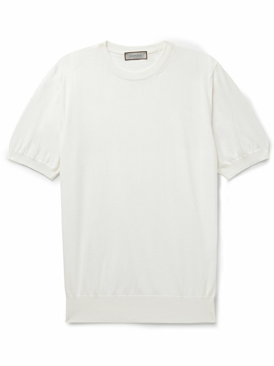 Photo: Canali - Cotton T-Shirt - White