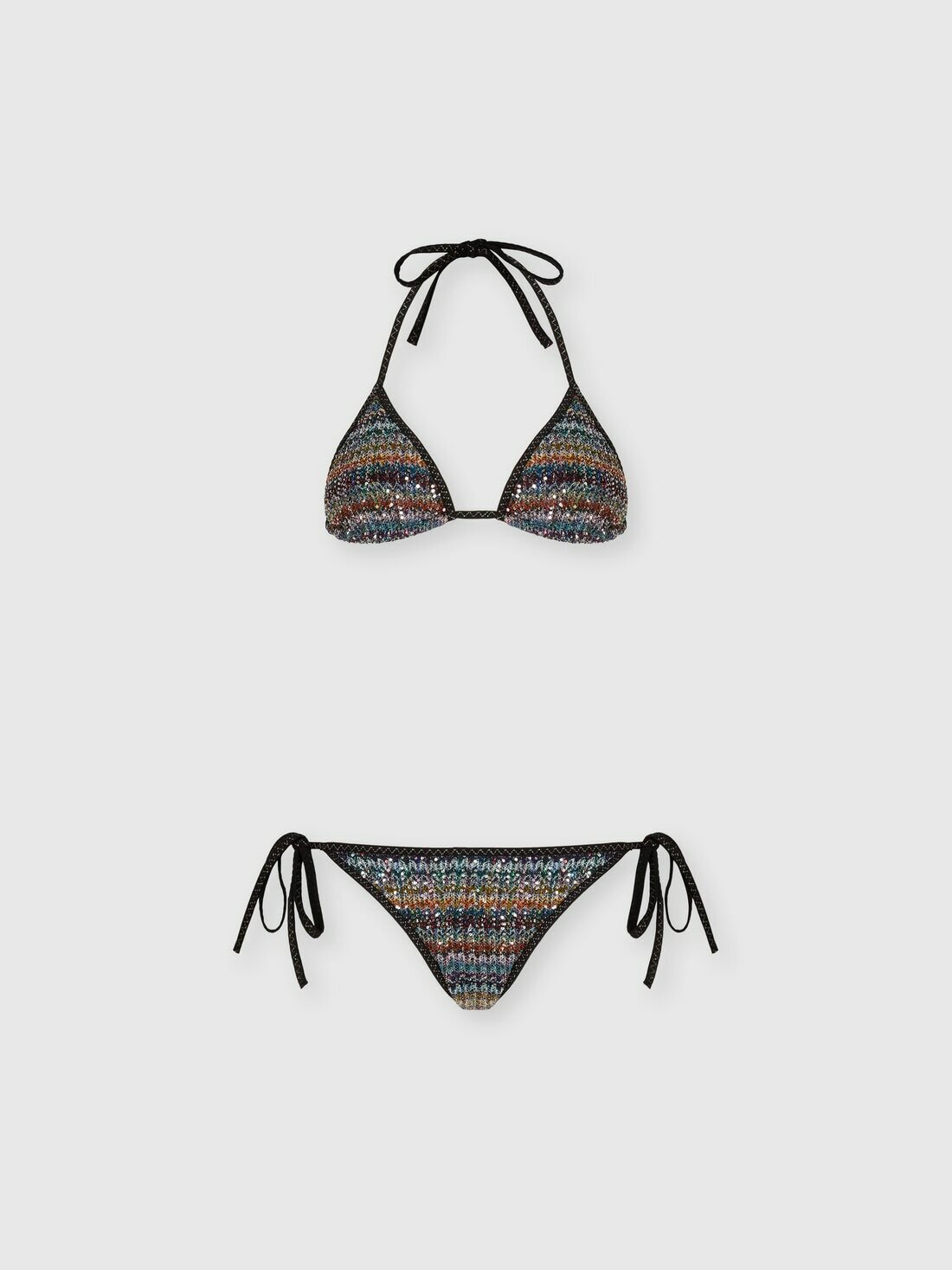 Missoni - Viscose bikini with sequins, Women, Multicoloured