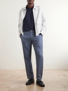 Onia - Linen-Blend T-Shirt - Blue