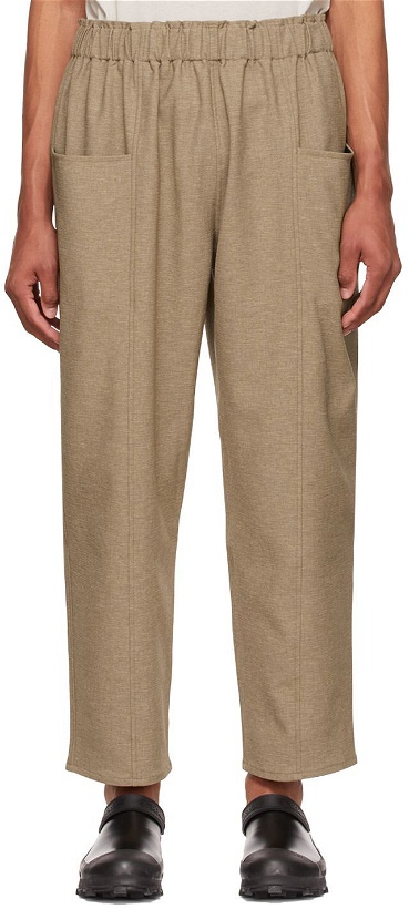 Photo: South2 West8 Tan Polyester Trousers