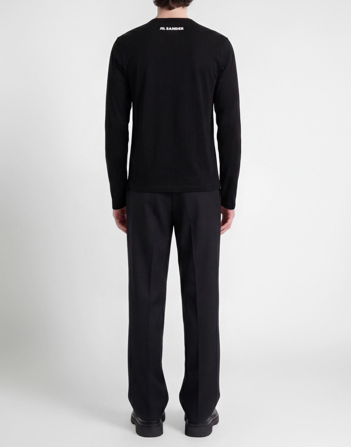 Jil Sander Mens T-shirt in Black