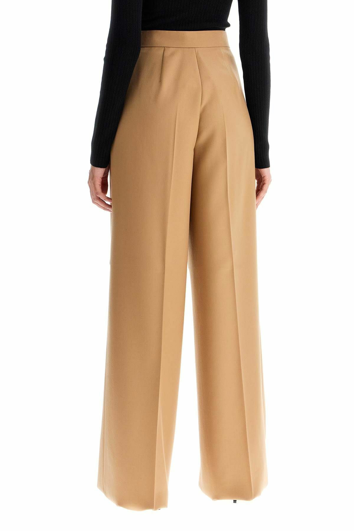 MAX MARA 'senna' wool palazzo pants Beige Max Mara