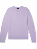 Theory - Slim-Fit Wool-Blend Sweater - Purple
