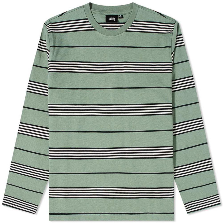 Photo: Stussy Asher Stripe Crew Tee