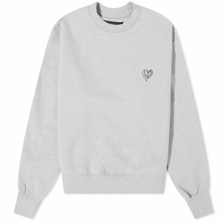 Photo: Andersson Bell Men's ADSB Heart Crew Sweat in Grey