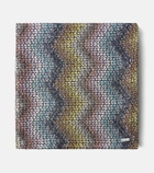Missoni Salina Zigzag lamé throw