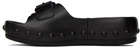 At.Kollektive Black Natacha Ramsay Levi Edition Studded One Sandals