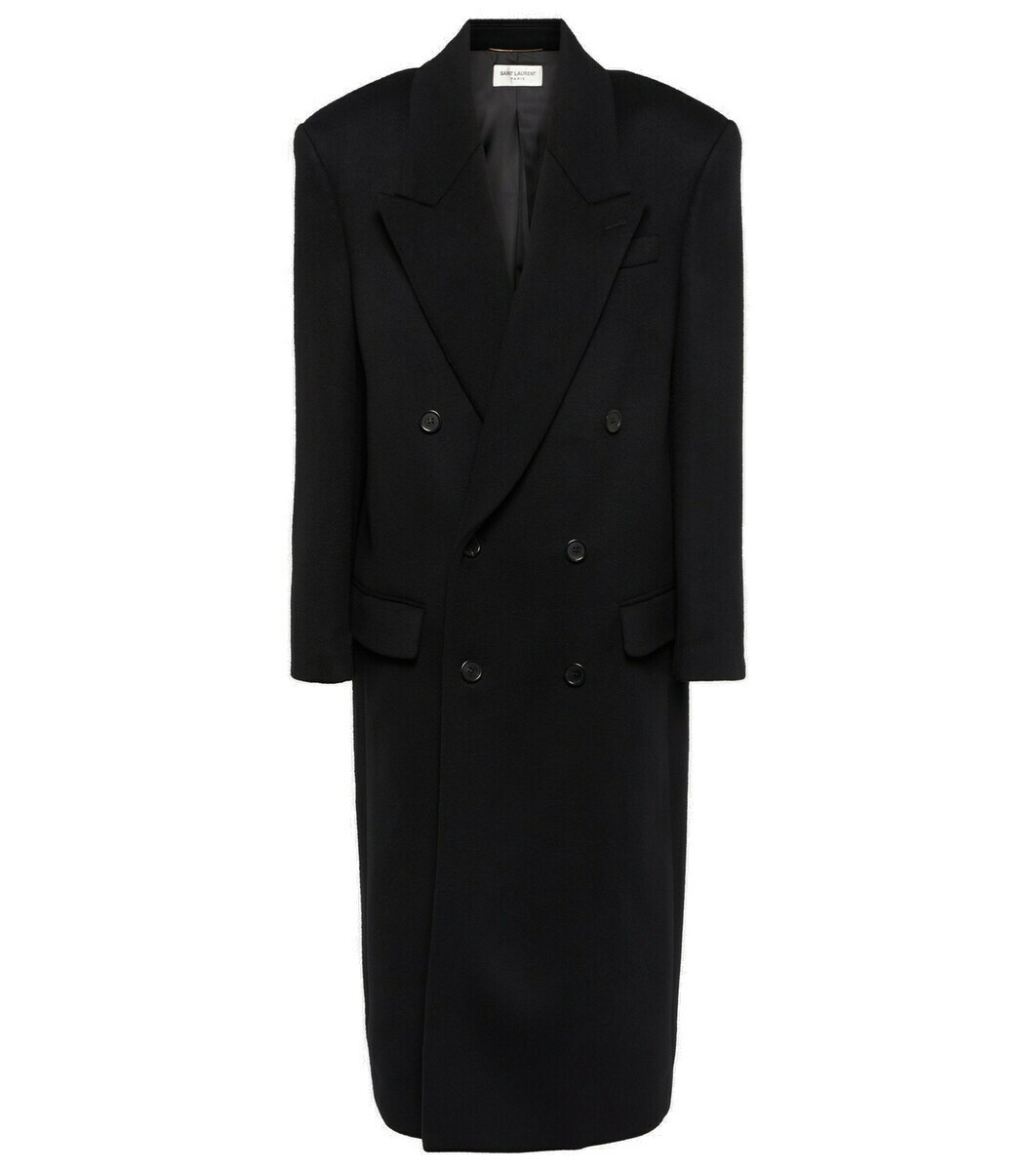 Saint Laurent Double-breasted wool coat Saint Laurent