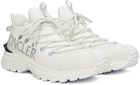 Moncler White Trailgrip Lite2 Sneakers