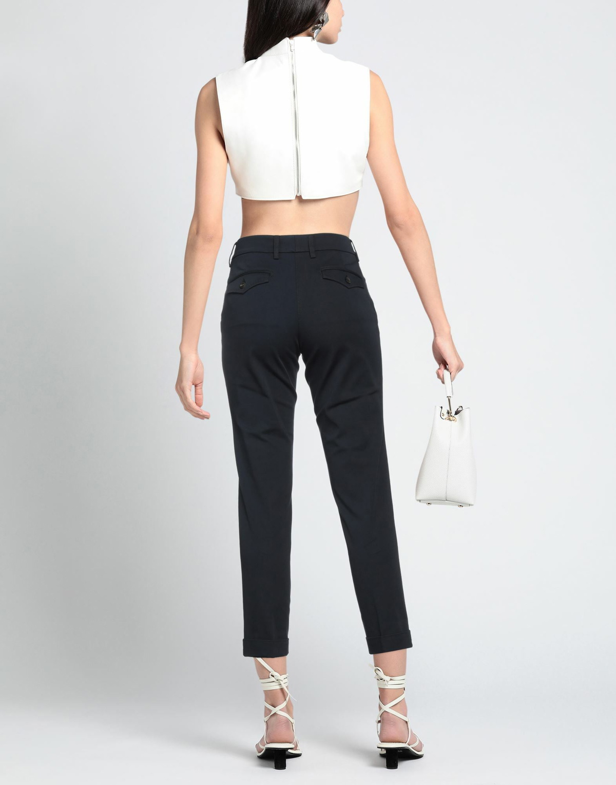 Peserico Womens Pants Midnight in Blue
