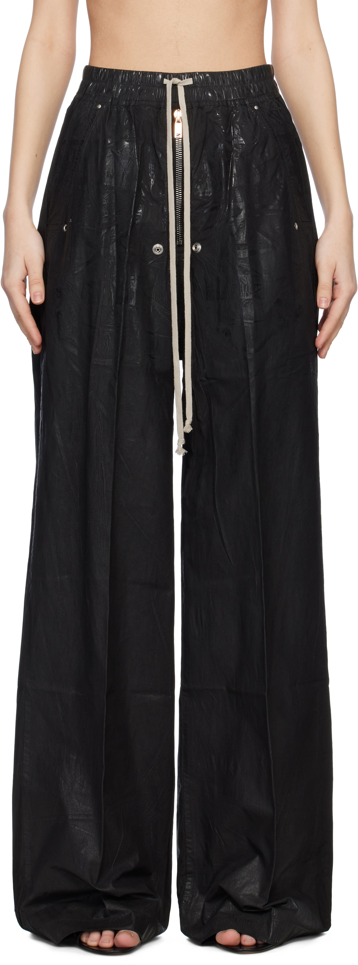 Rick Owens DRKSHDW Black Hollywood Geth Belas Lounge Pants