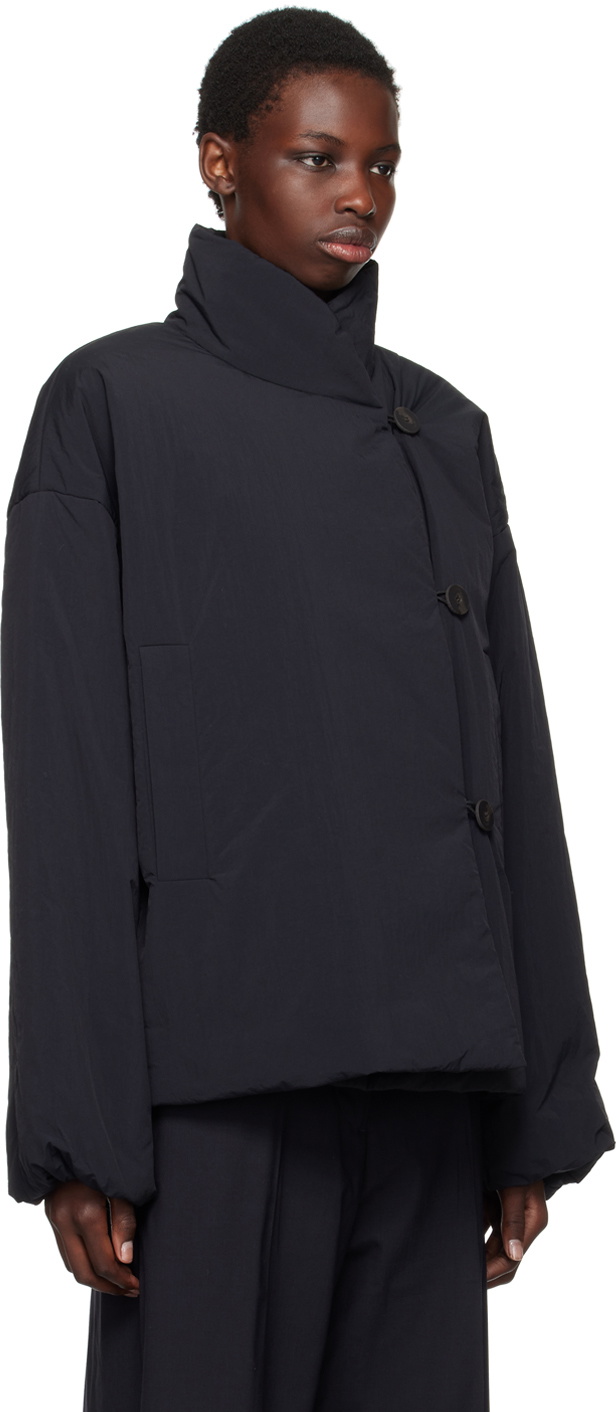 Studio Nicholson Navy Vaner Jacket Studio Nicholson