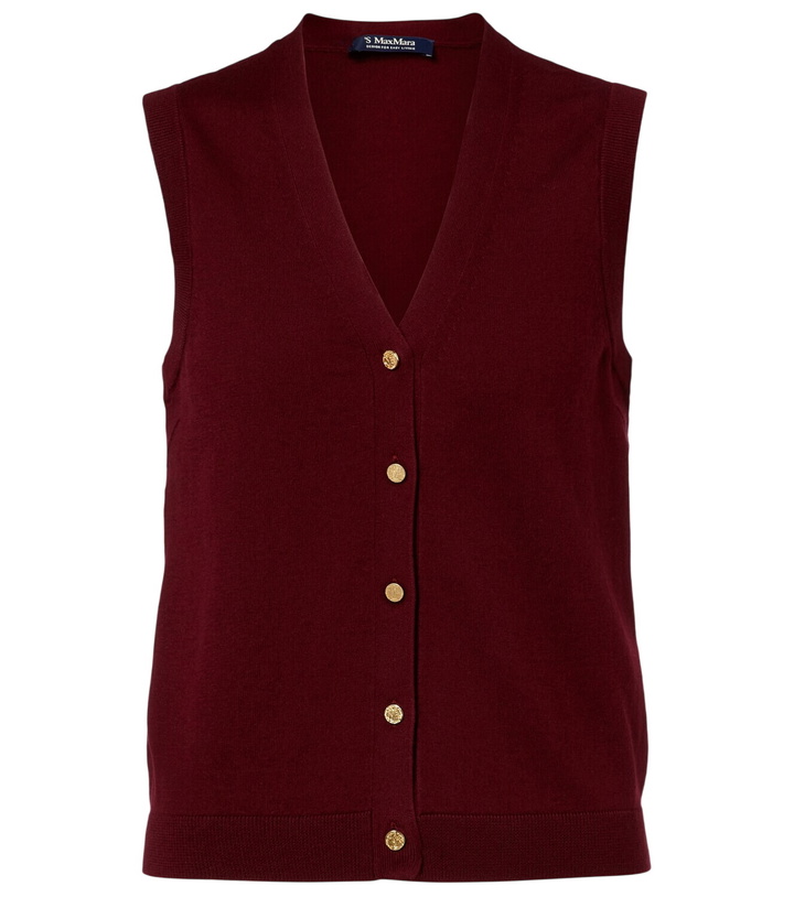 Photo: 'S Max Mara Cotton and silk vest