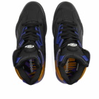 Reebok Men's Shaq Attaq Sneakers in Core Black/Bold Purple/Gold