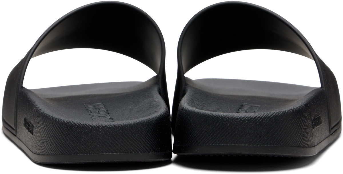 Burberry Black Logo Slides