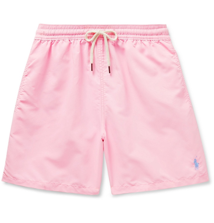 Photo: Polo Ralph Lauren - Traveler Mid-Length Swim Shorts - Pink