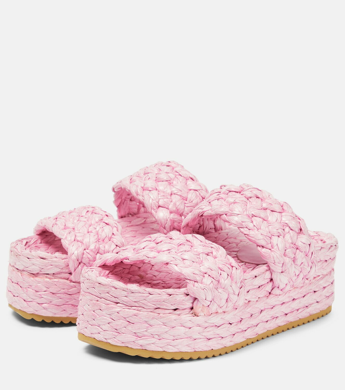 Dodo Bar Or Platform raffia sandals Dodo Bar Or