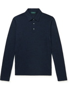 Incotex - Virgin Wool Polo Shirt - Blue