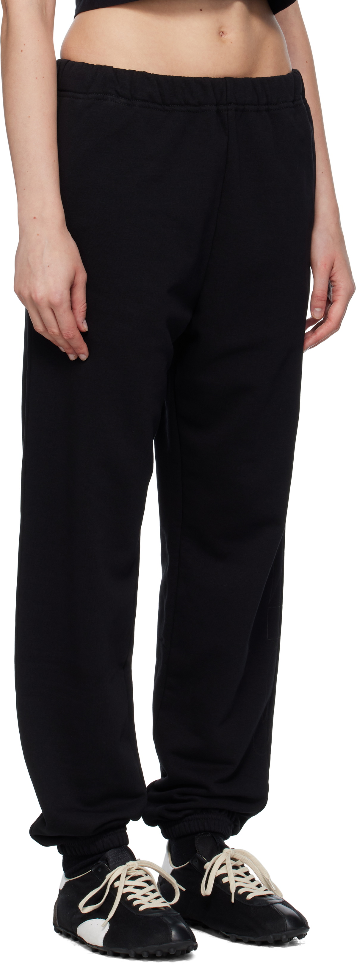MM6 Maison Margiela Black Logo Sweatpants