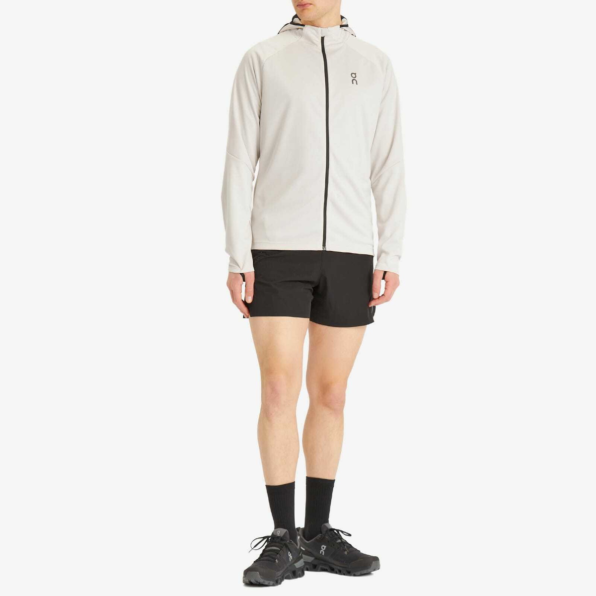 ON Men's Climate Zip Hoodie in Silver