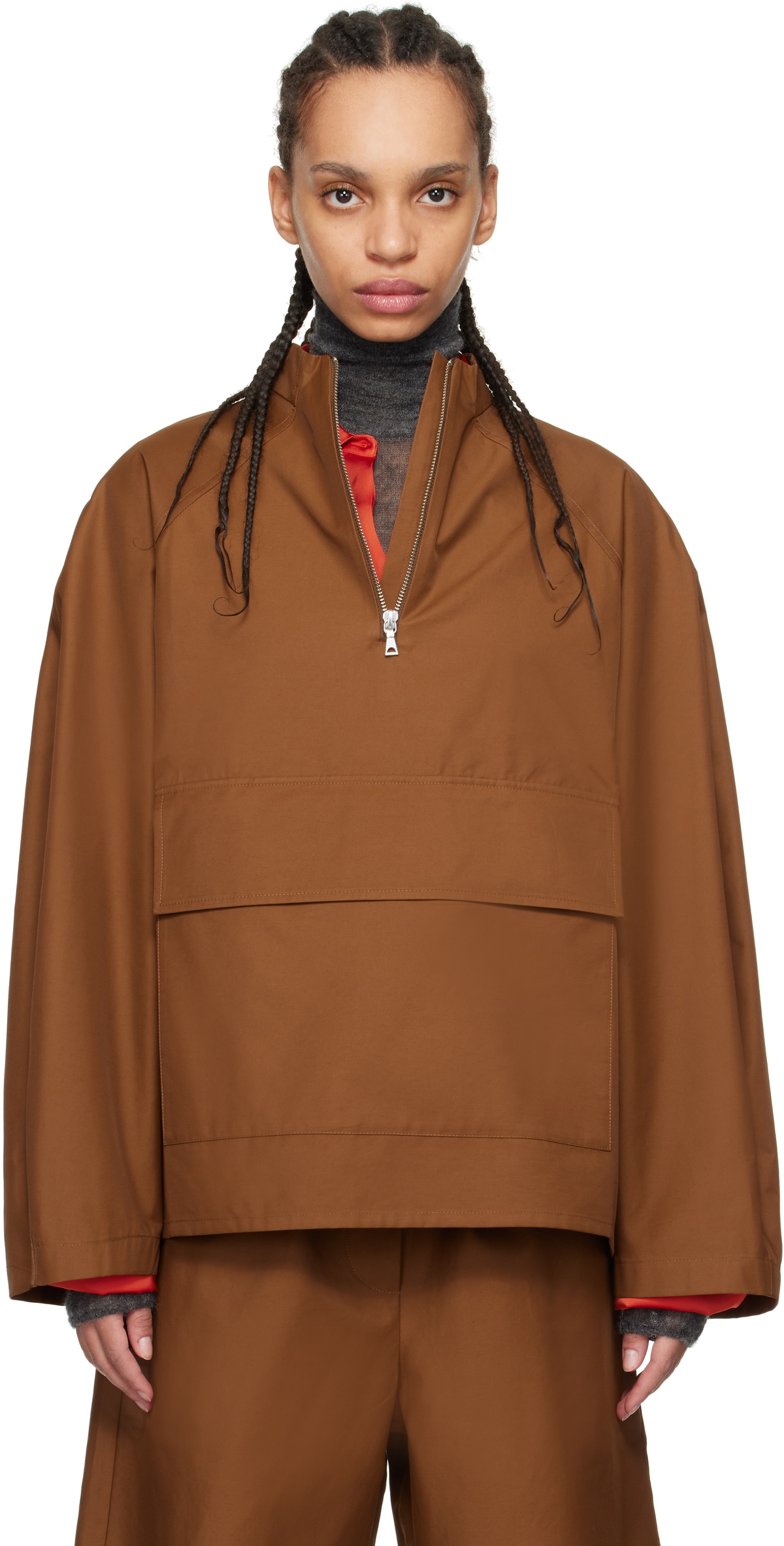 Tan Panther Windbreaker